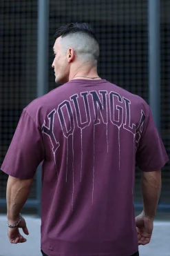 Youngla W428-Drip Oversized Tee<Men Shirts