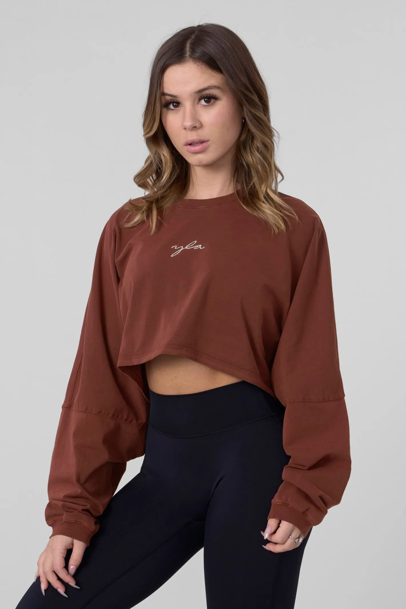 Youngla W434-Lazyday Longsleeve Top<Women Tops