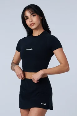 Youngla W442-Love Sets-Baby Tee<Women Tops