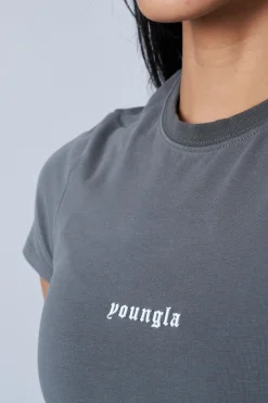 Youngla W442-Love Sets-Baby Tee<Women Tops