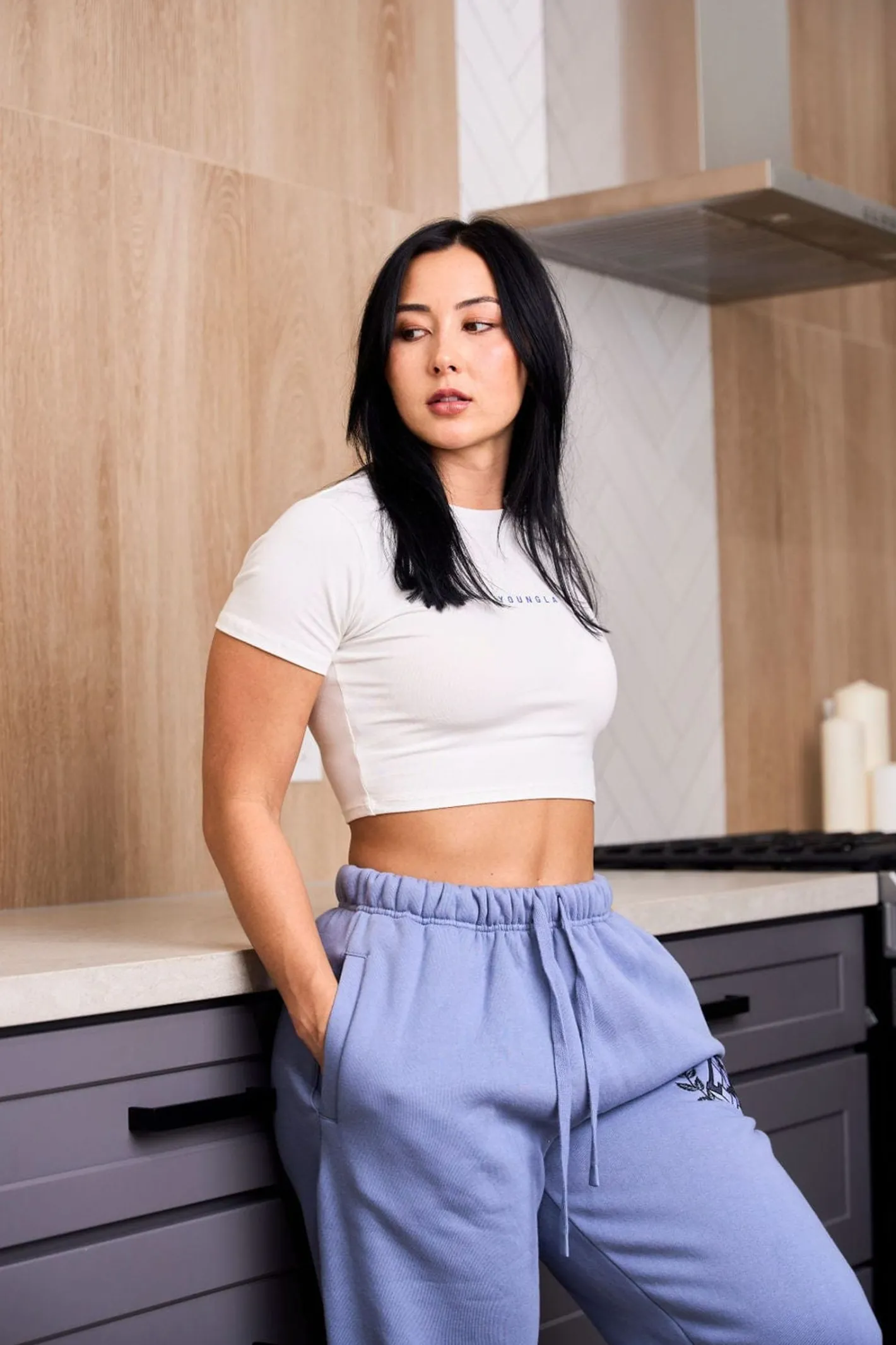 Youngla W435-Og Baby Tee<Women Tops