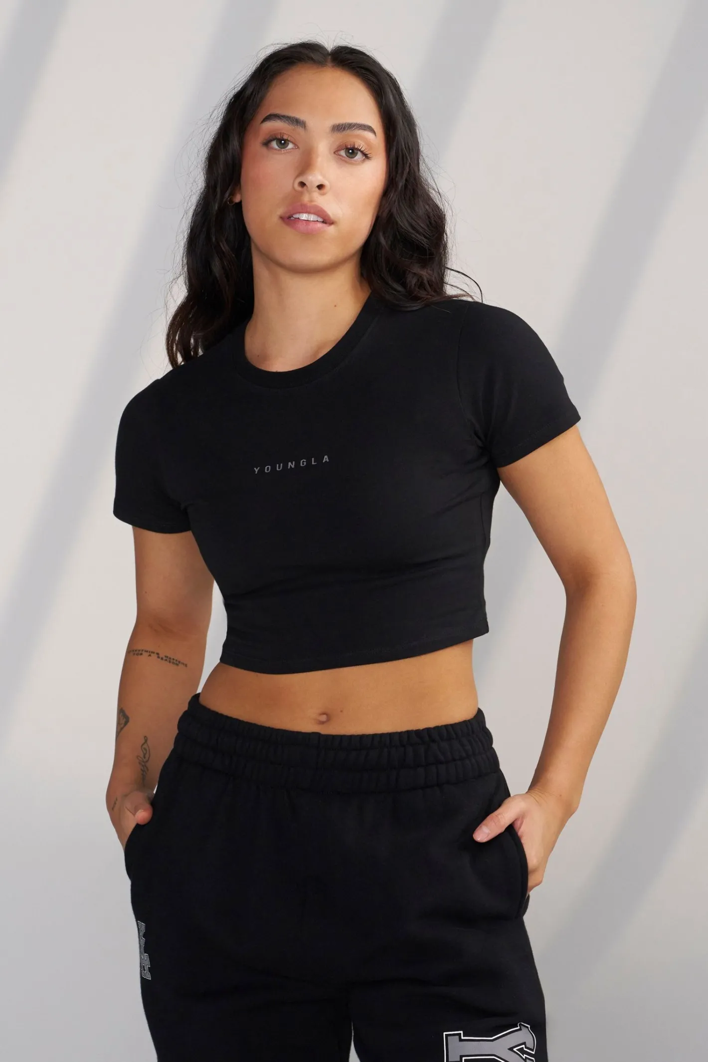 Youngla W435-Og Baby Tee<Women Tops