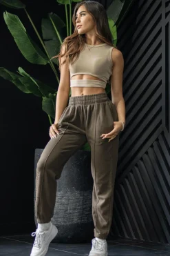 Youngla W202-Script Joggers<Women Joggers & Pants