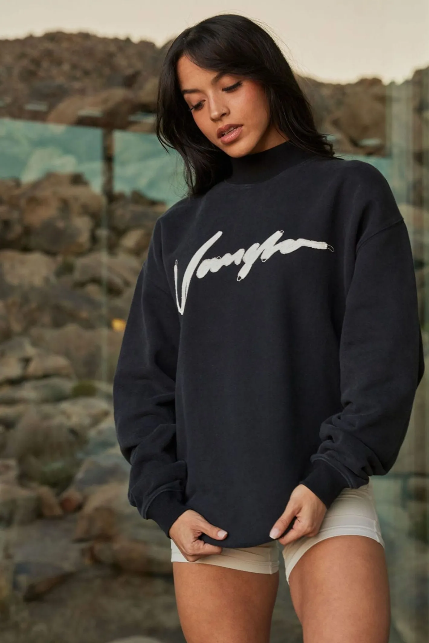 Youngla W521-Urban Crewneck<Women Outerwear