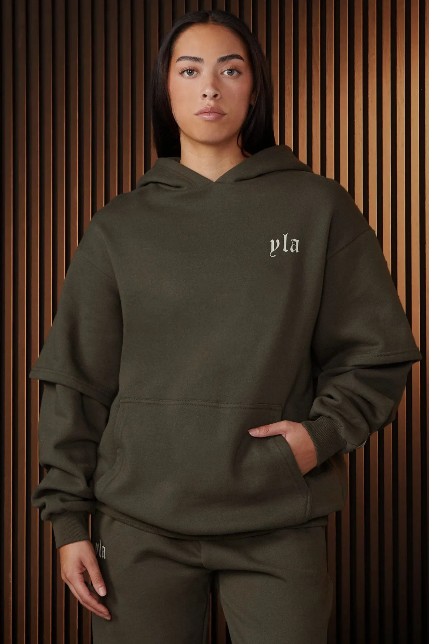 Youngla W520-Urban Layer Hoodie<Women Outerwear