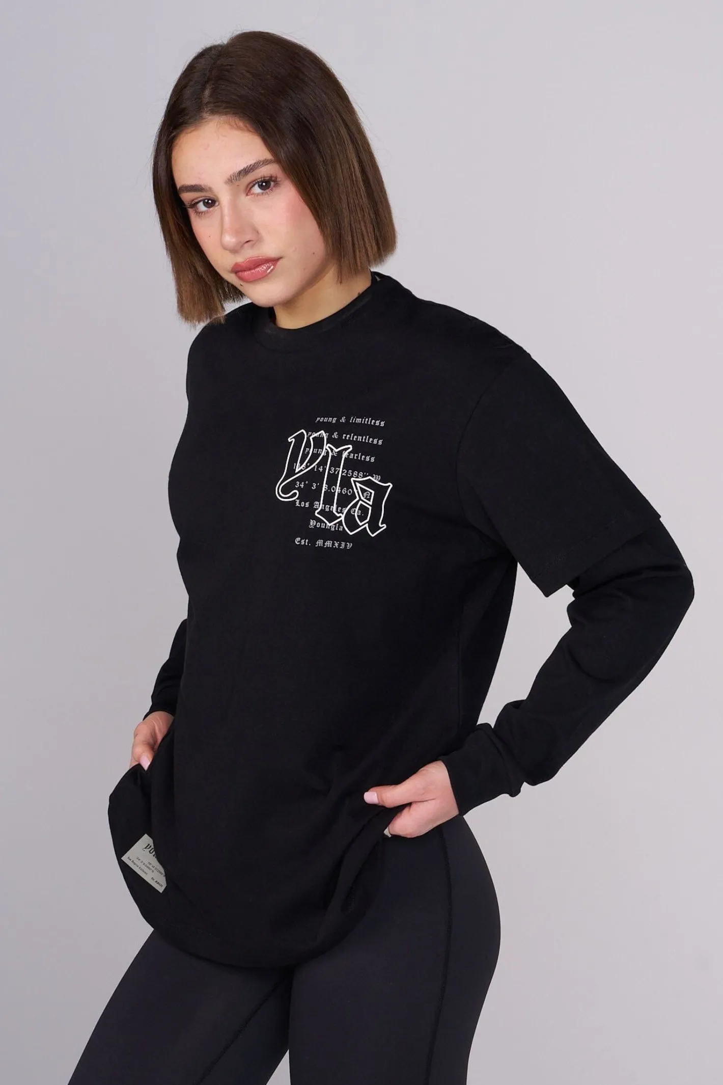 Youngla W437-Urban Layer Tee<Women Tops