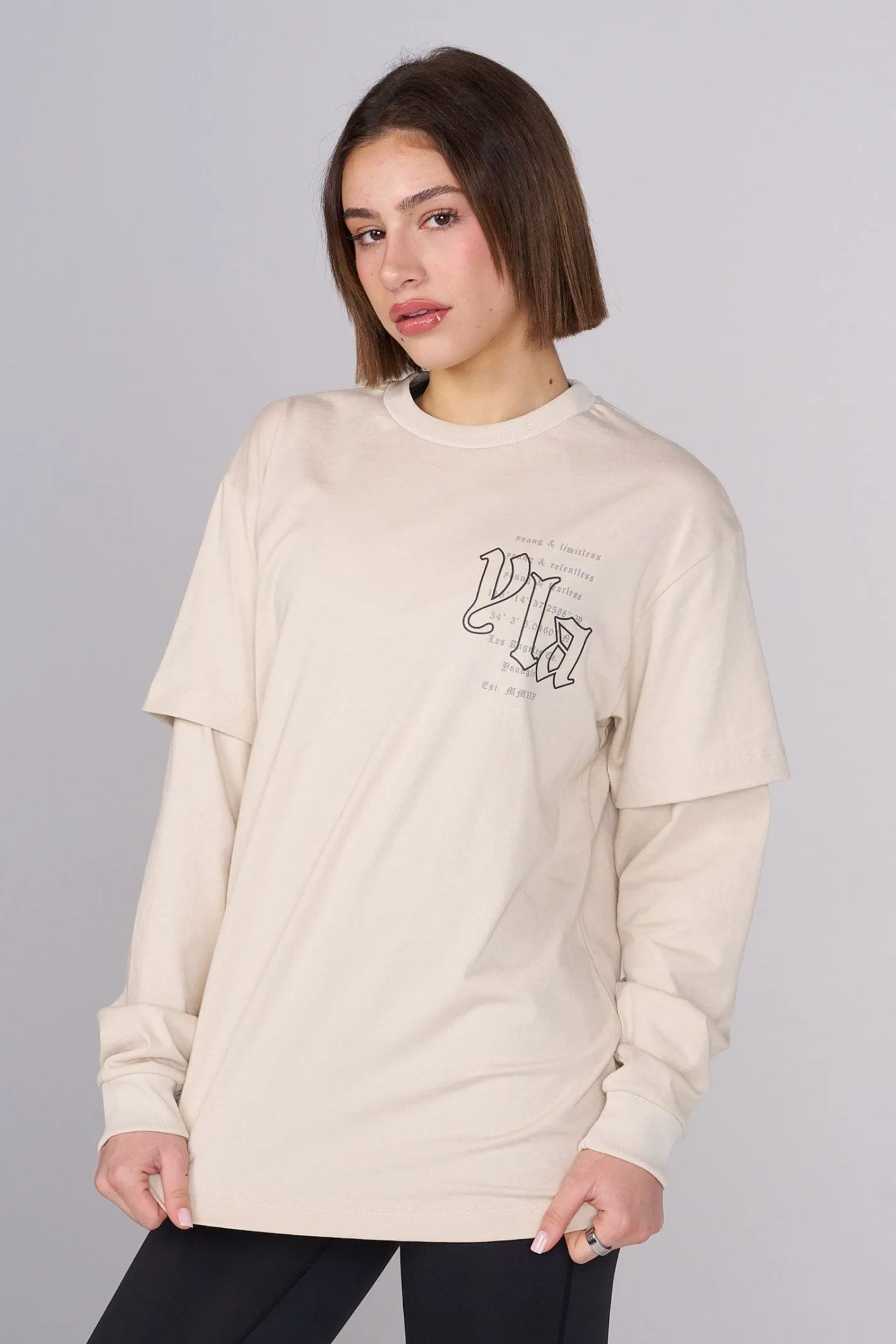Youngla W437-Urban Layer Tee<Women Tops