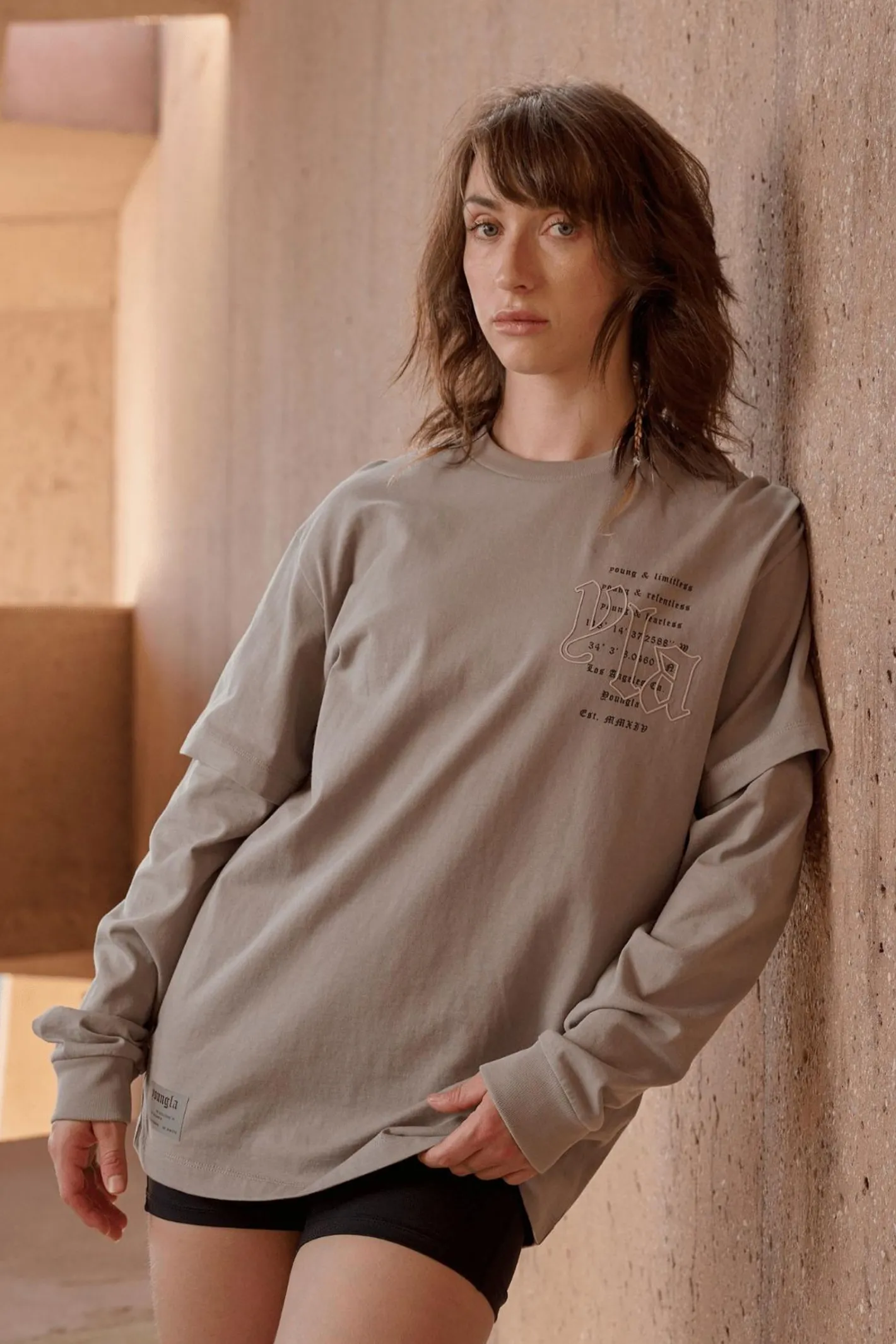 Youngla W437-Urban Layer Tee<Women Tops