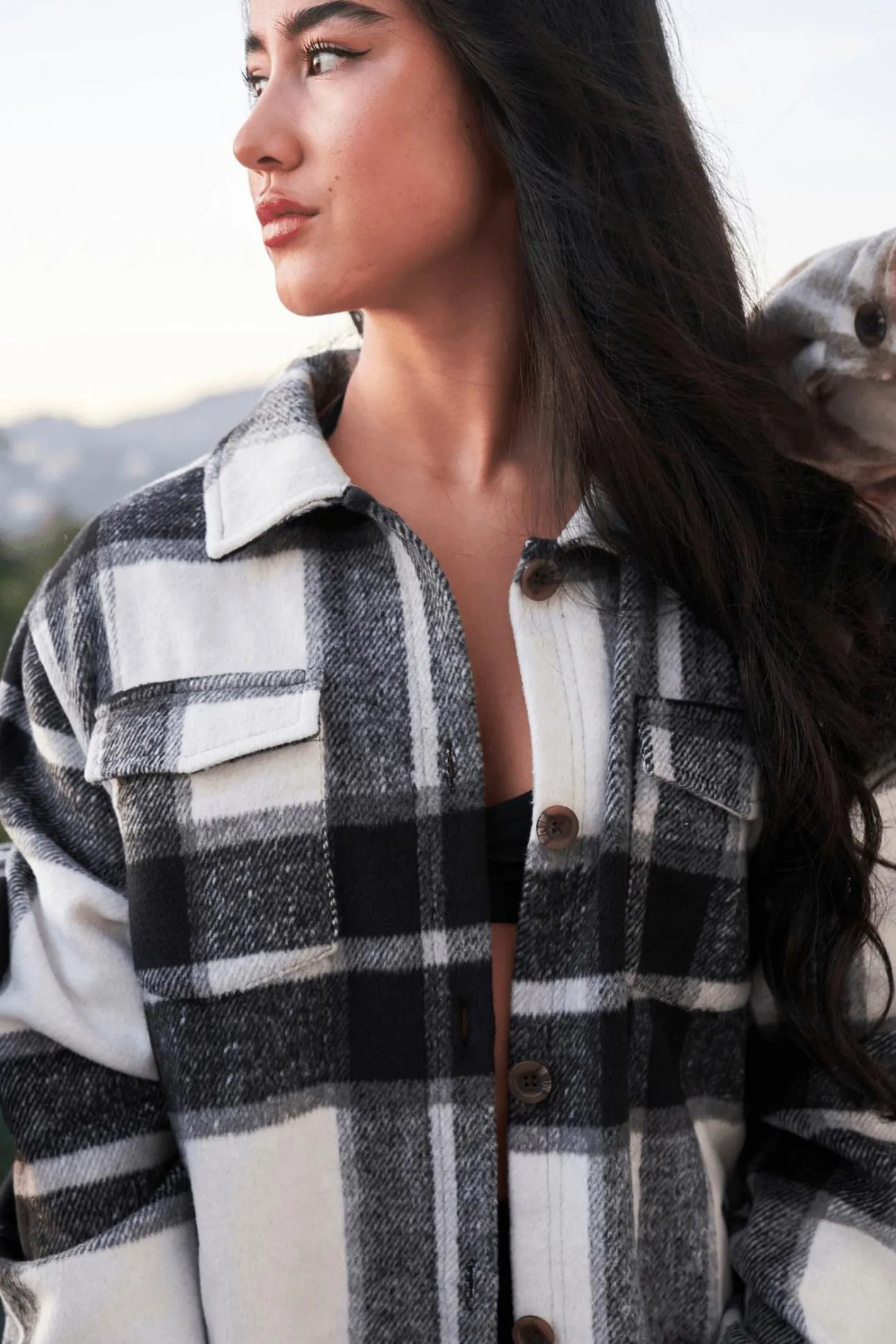 Youngla W515-Urban Shacket<Women Outerwear
