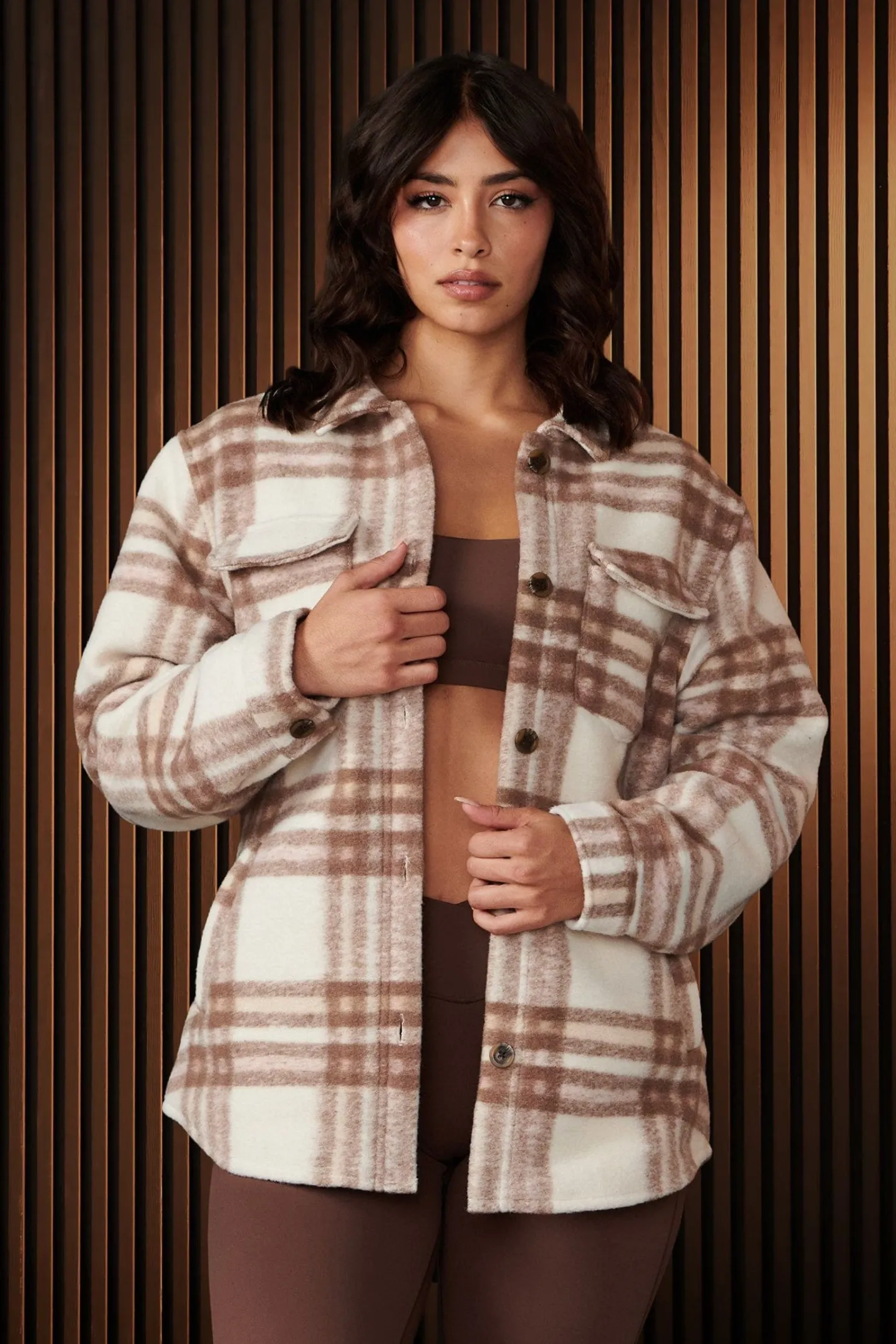 Youngla W515-Urban Shacket<Women Outerwear